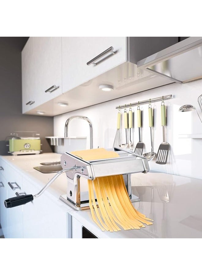 ماكينة صنع المعكرونة اليدوية، فضية اللون - Image 3